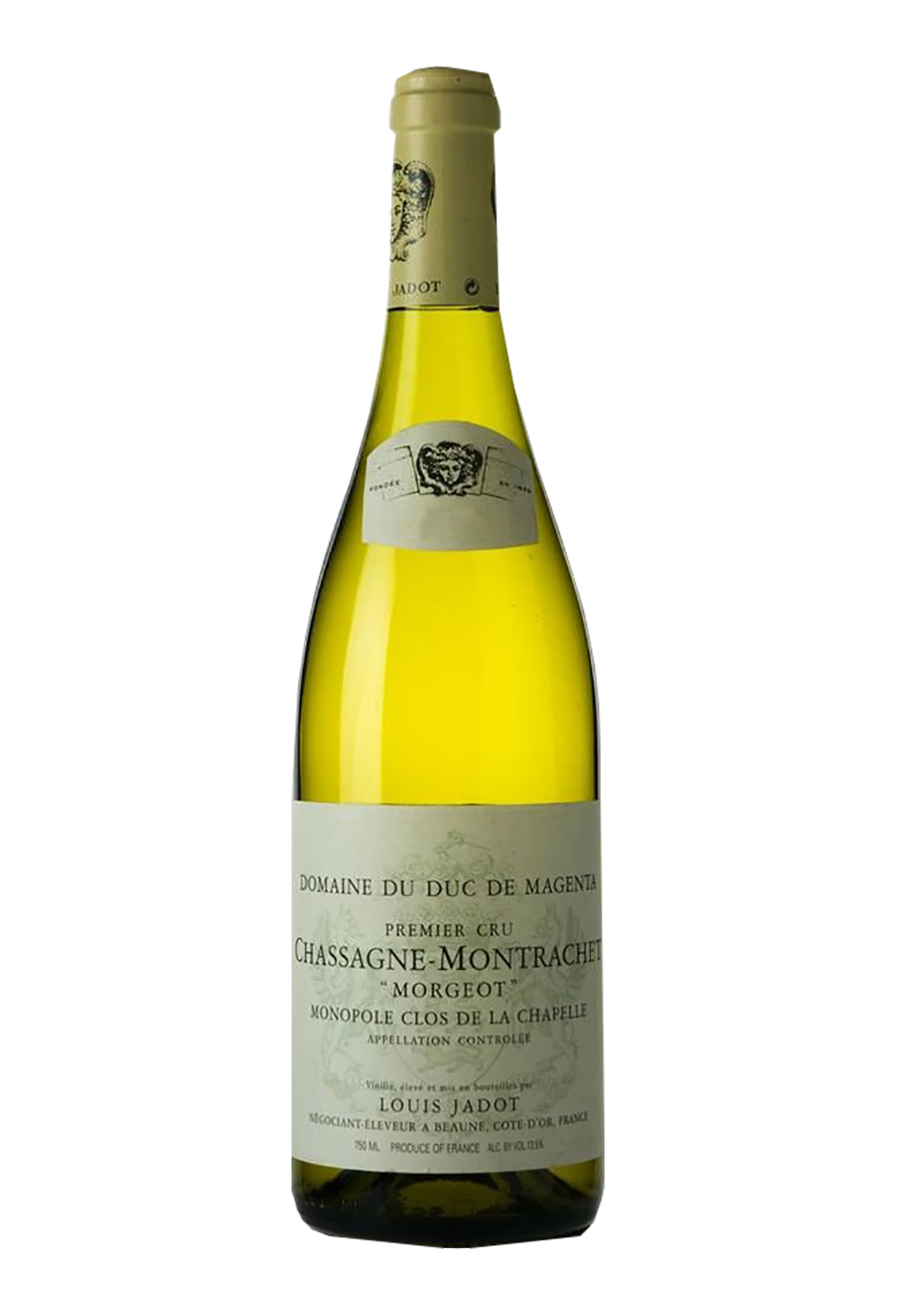 Vin De Bourgogne Chassagne Montrachet 1er Cru Blanc Millésime 2015 Du ...