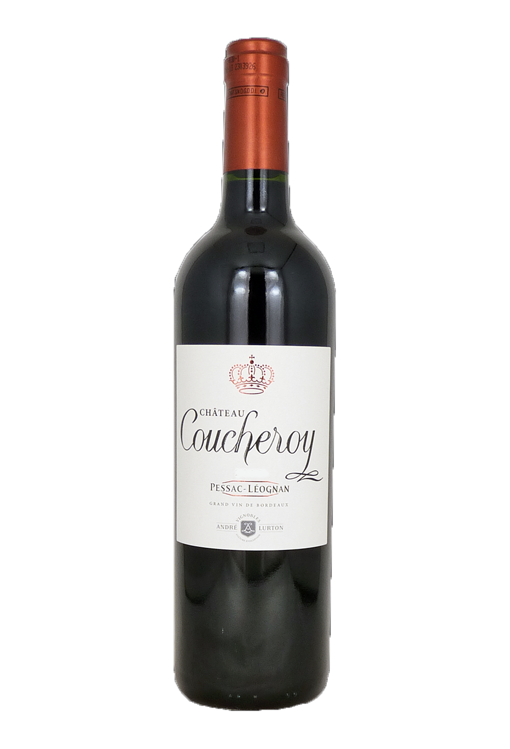 Vin de Bordeaux Pessac Léognan rouge millésime 2016 du Château Coucheroy.