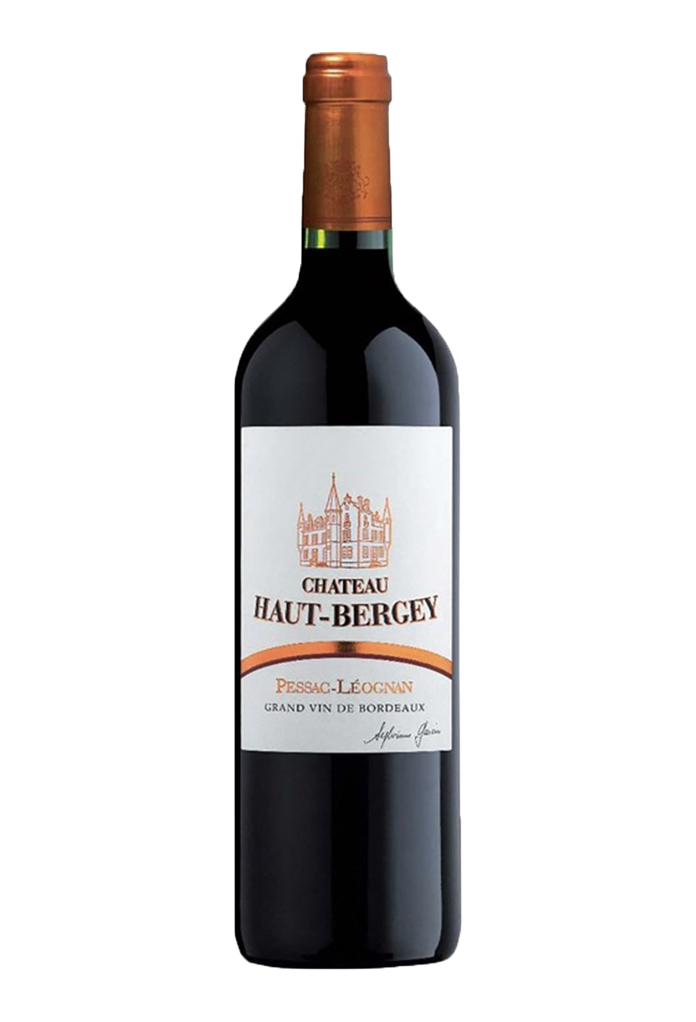 Vin de Bordeaux Pessac Léognan rouge millésime 2013 du Château Haut-Bergey.